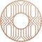 Ekena Millwork Empire Wood Fretwork Pierced Ceiling Medallion, Cherry, 30"OD x 11"ID x 1/4"T CMWP30X30X0250EPCH - alternate 1